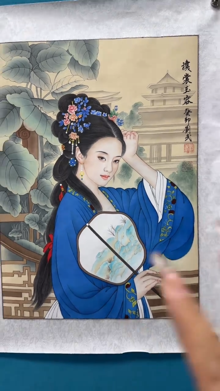 国画瀚美艺术刘武手绘-国画8