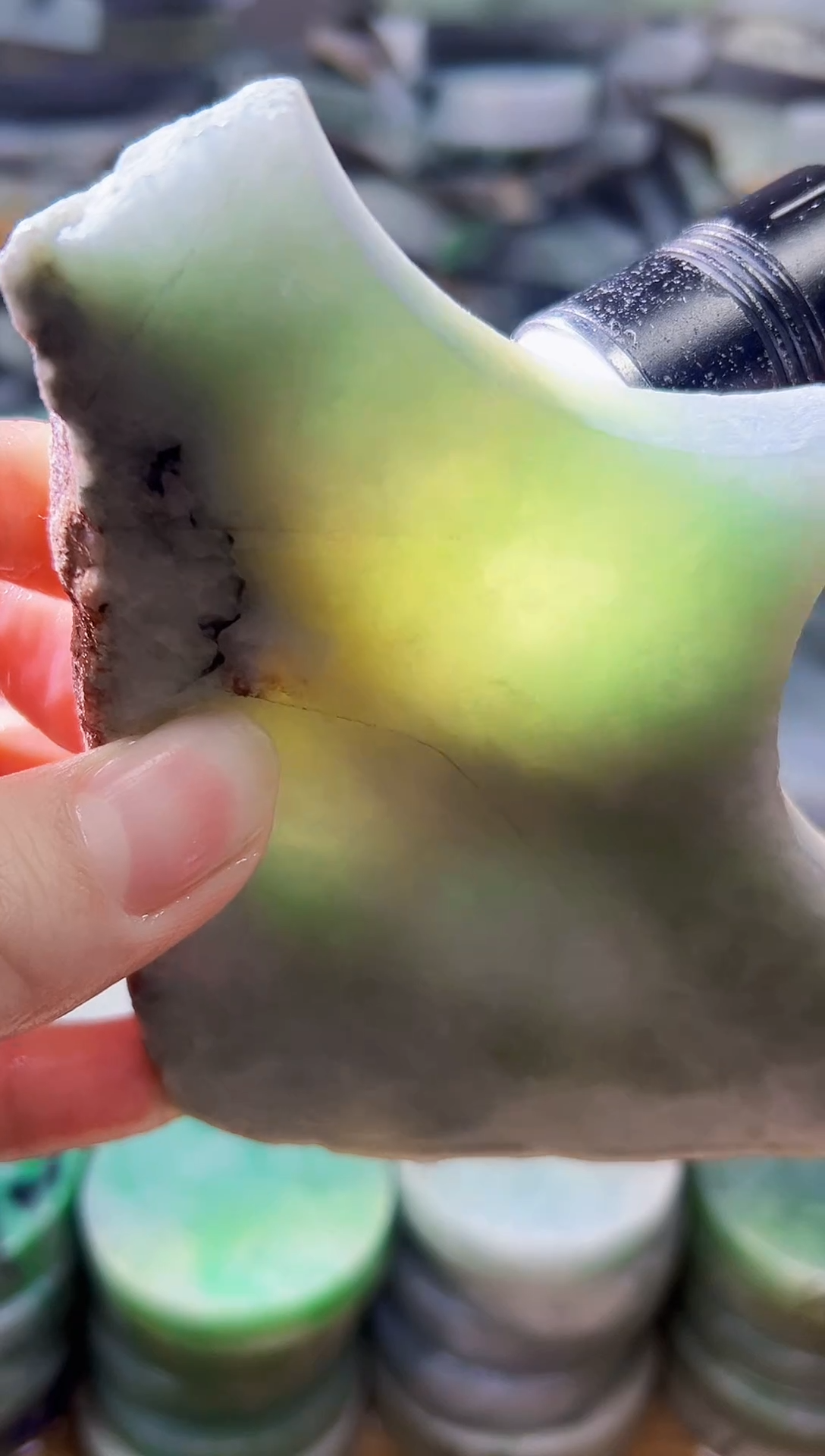 裸石翡翠天然翡翠A货余 南 542