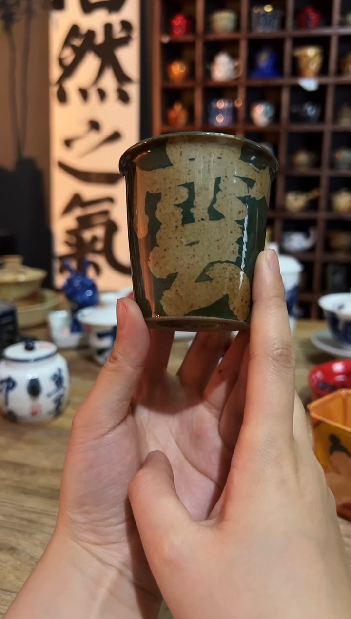 观云听雨原创手绘茶具