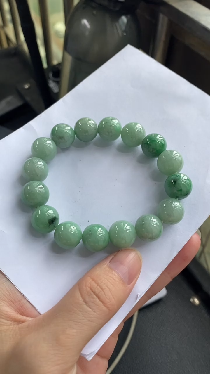 未镶嵌手串翡翠//20257663    卡13+