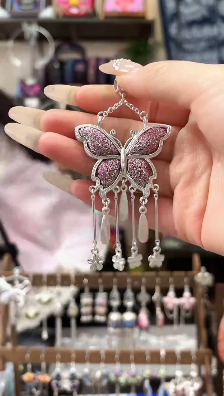 织绣民族风非遗老绣苗银饰品503