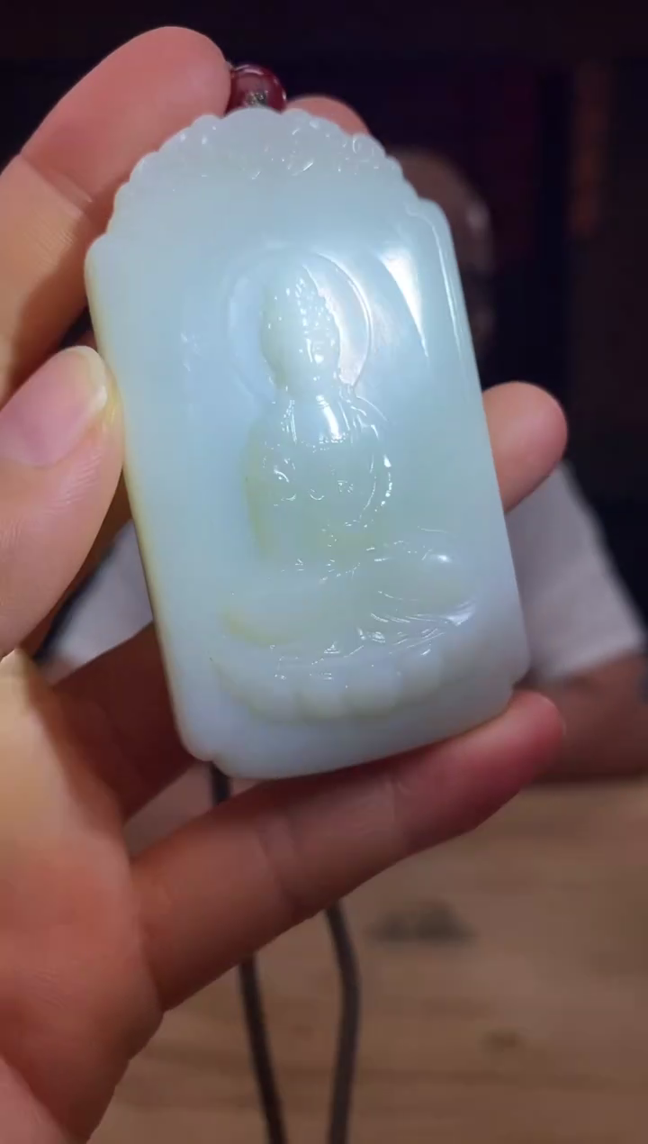 和田玉未镶嵌颈饰d371