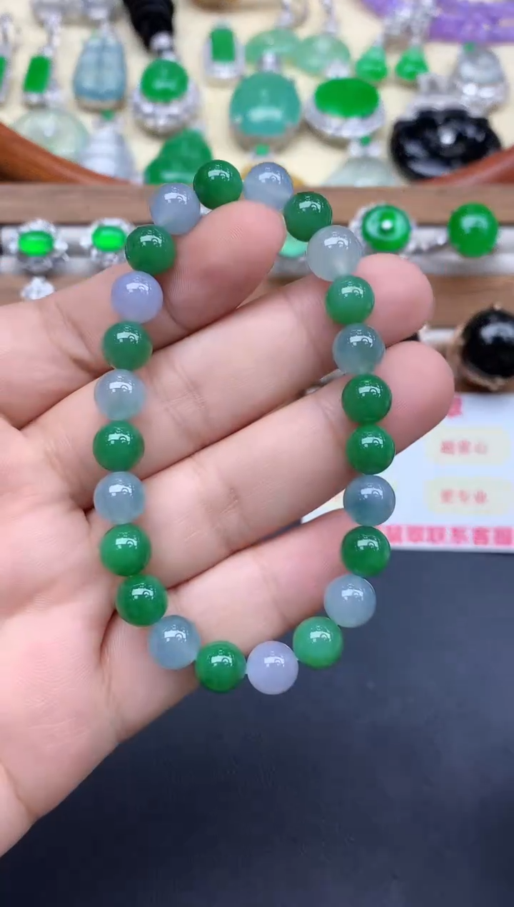 未镶嵌手链翡翠304-中国好珍宝