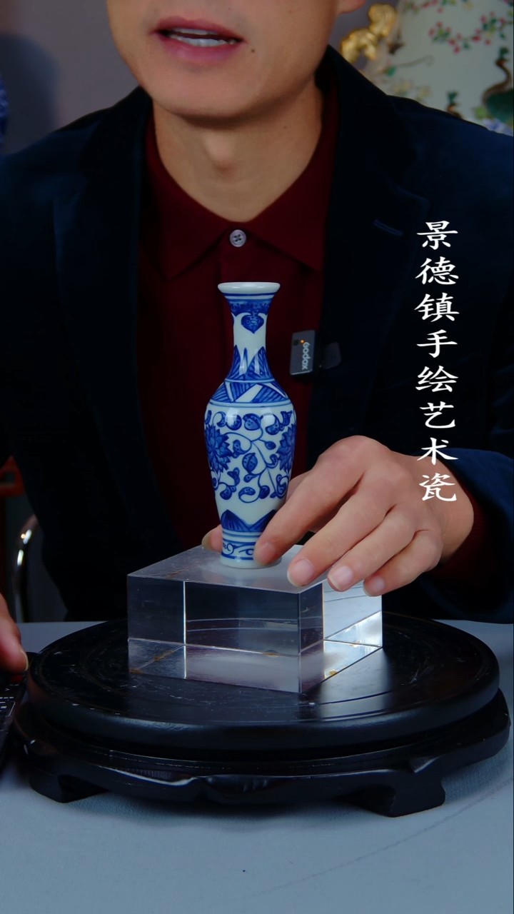 摆件陶瓷景德镇手工手绘陶瓷摆件17