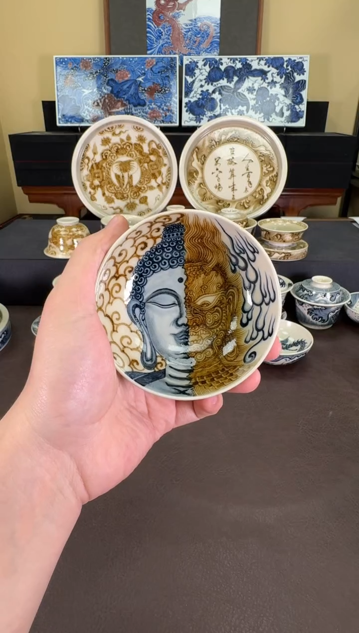 【闪购商品】瓷片二号釉一念之间普洱杯