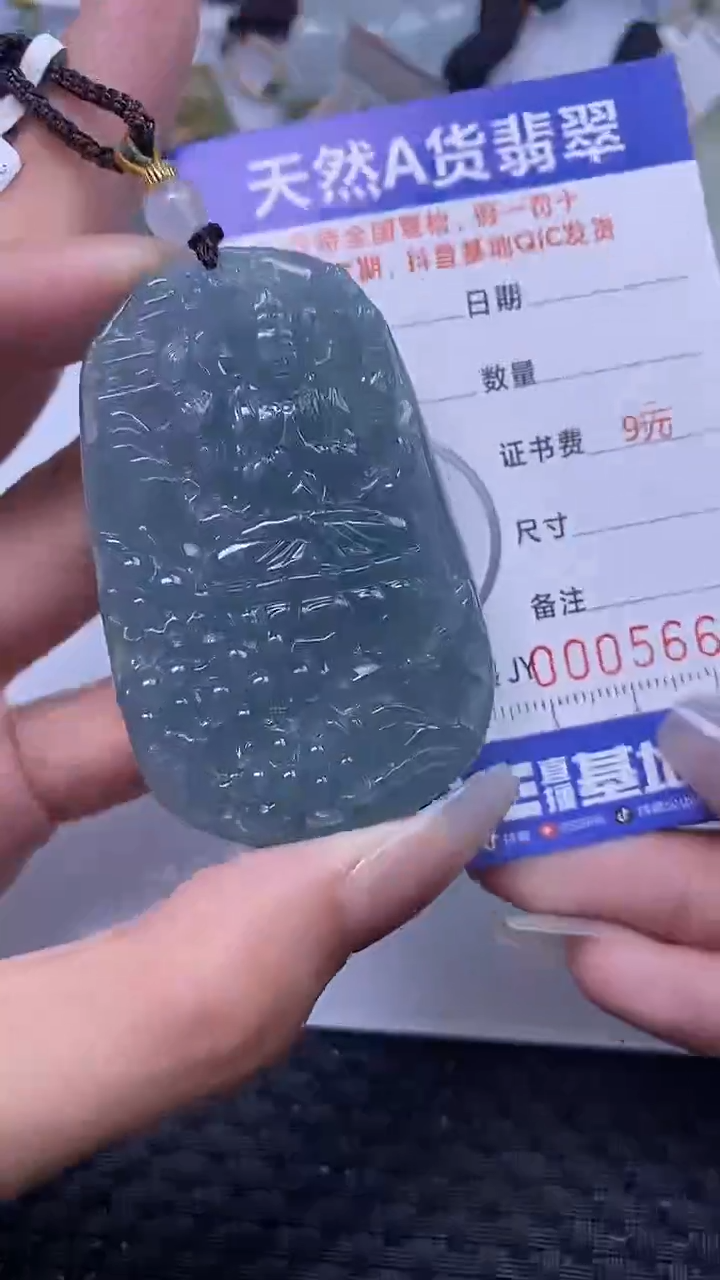翡翠未镶嵌颈饰    5669