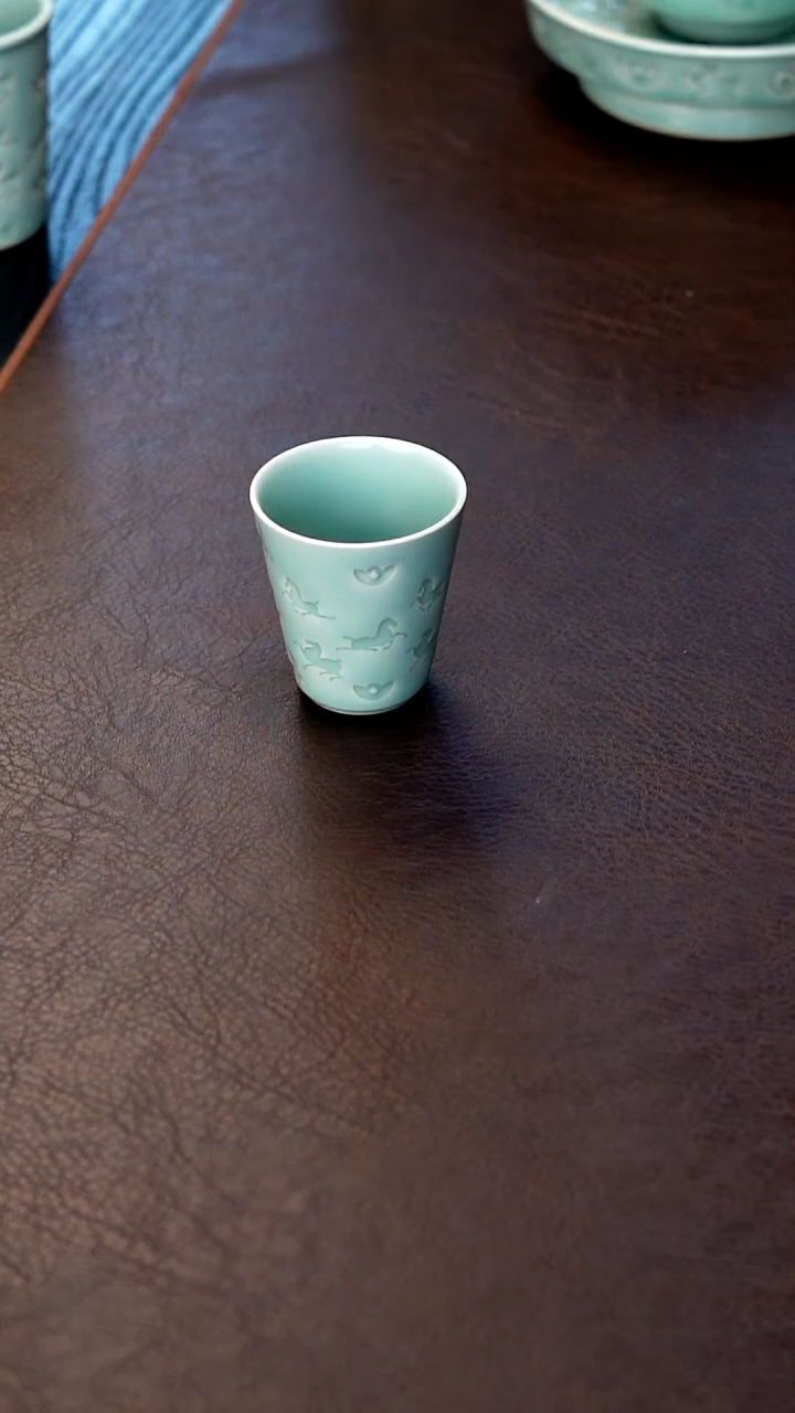 青瓷手工茶器包邮