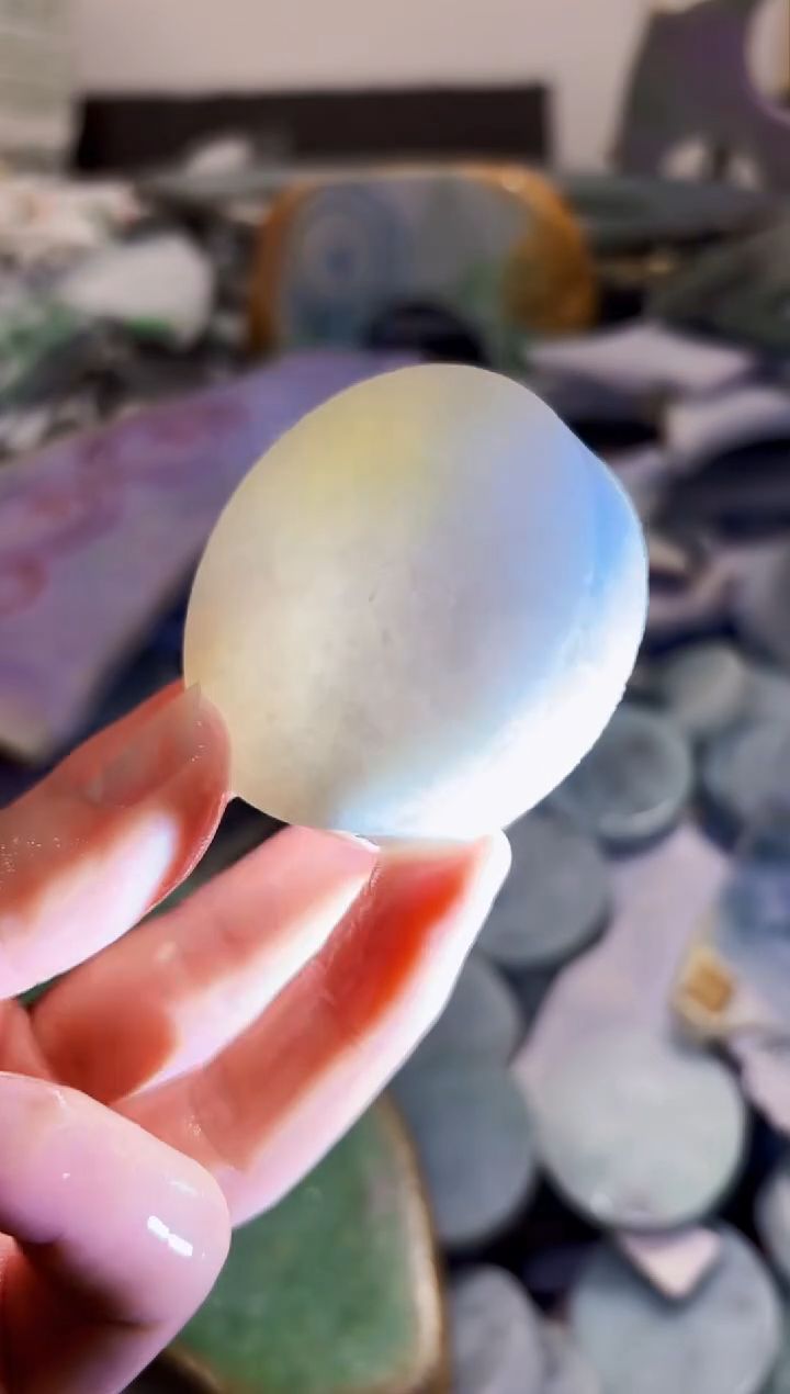 【闪购商品】翡翠颈饰未镶嵌A货白谭1592