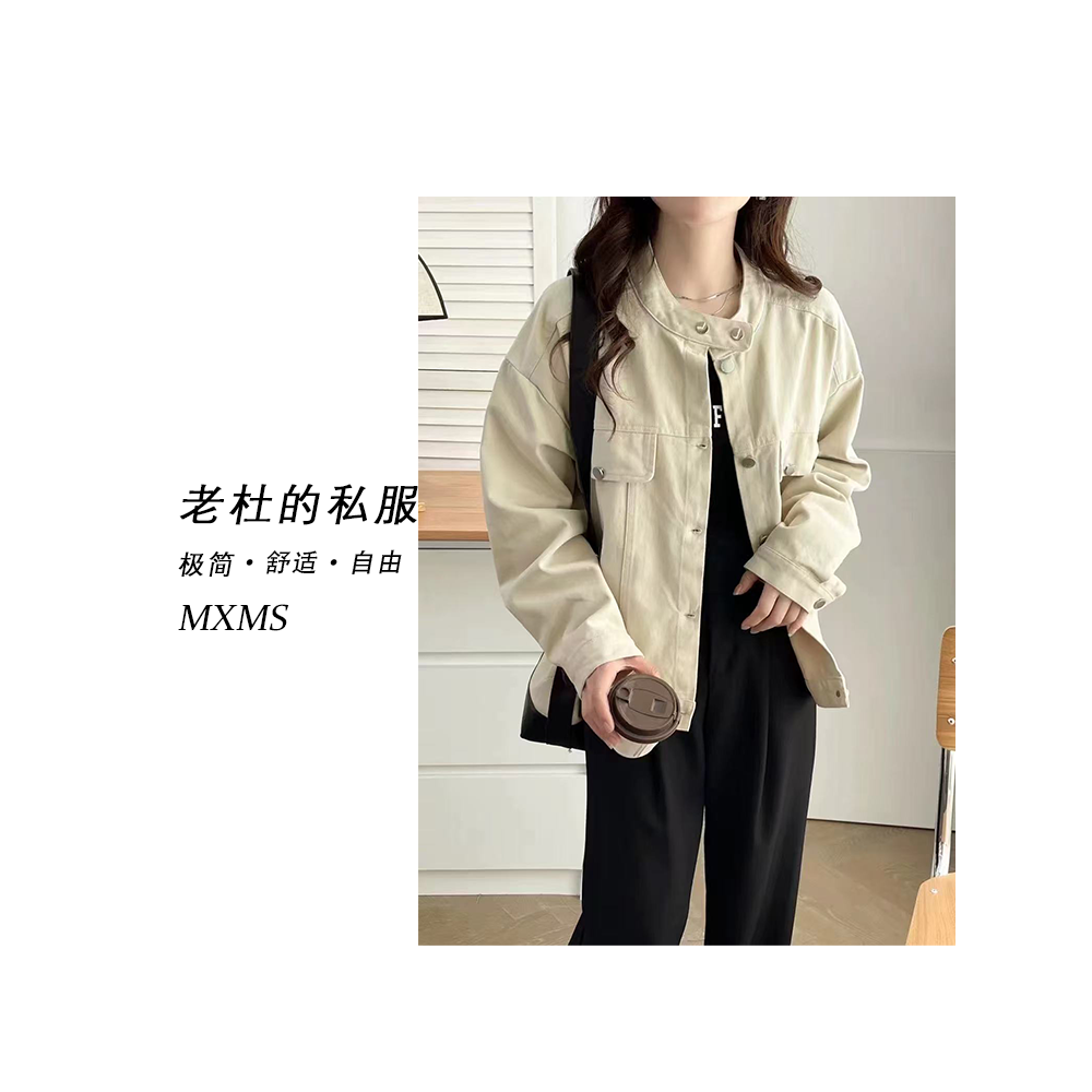 （麦欢尼）2527-“重塑美式复古态度”做旧设计经典版型牛仔外套