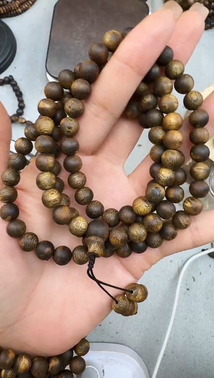 沉香手串0829张勺子圆珠多圈多样性发一