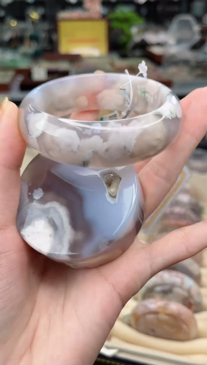 【闪购商品】石英质玉手镯未镶嵌57圈口（赠送镯心）6539138