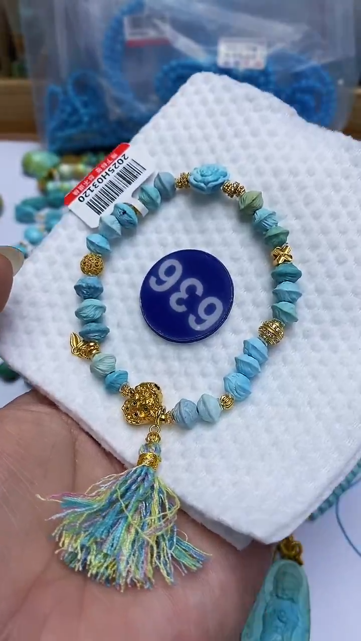 【闪购商品】绿松石手链银S925镶嵌636