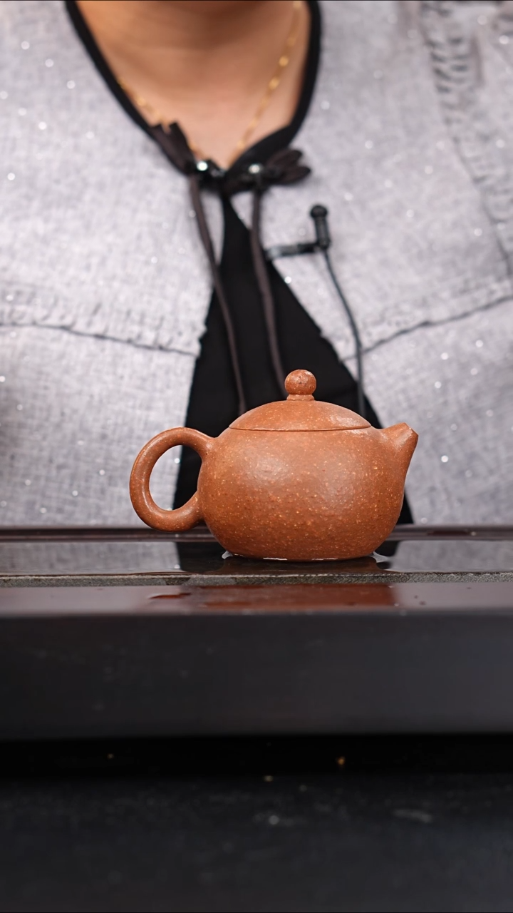 茶壶紫砂红降坡8目西施190cc张涛