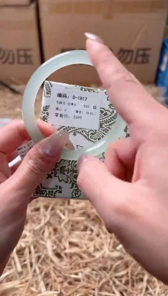 未镶嵌手镯石英质玉D-1817