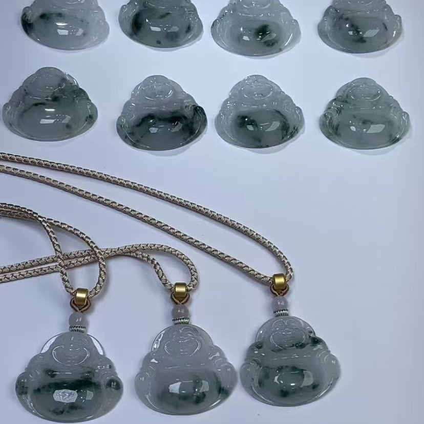 295312/天然缅甸翡翠A货佛公  多样性一件发