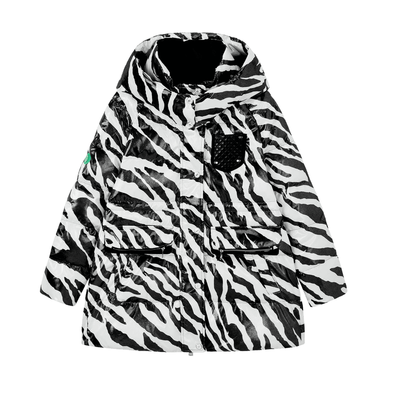 【达人专享】复古纹样羽绒服E8614