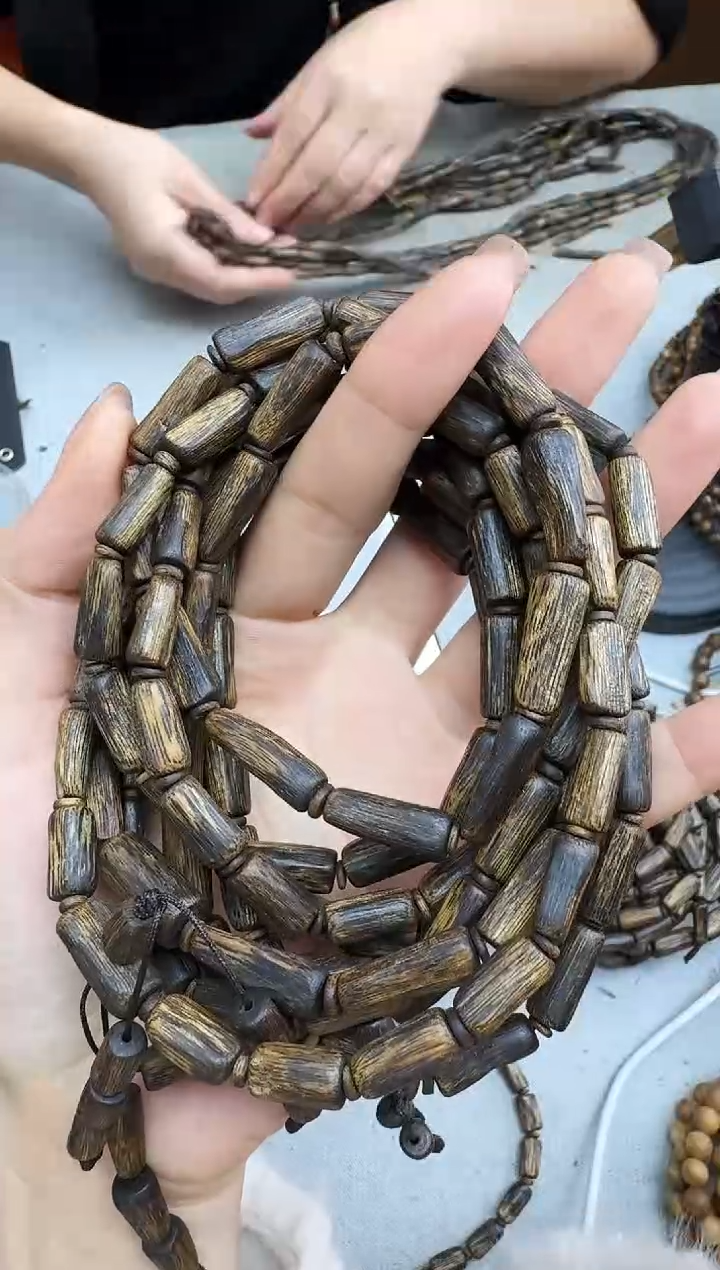 沉香手串0625海南白棋随型多圈多样性发一