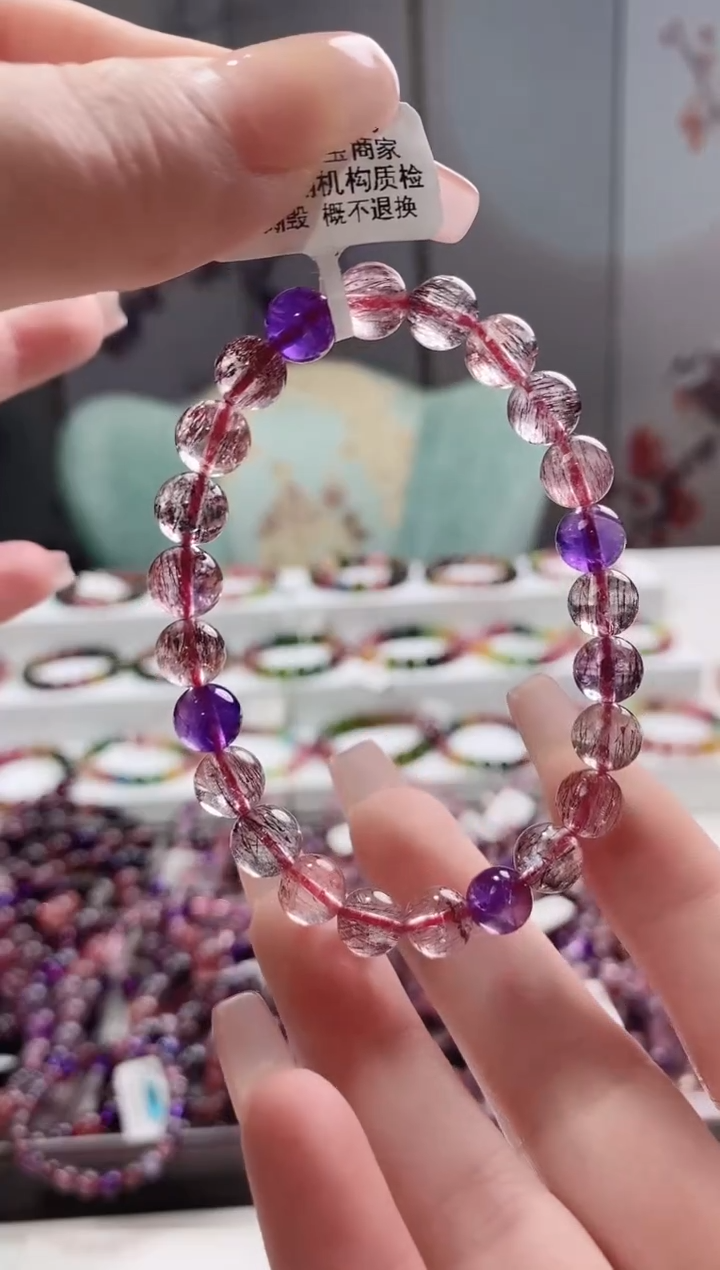 【闪购商品】水晶超七单圈7.5*未镶嵌多人多样性发其一