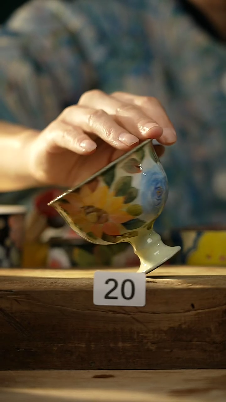 【闪购商品】瓷片油画风·彩绘·设计师石一款
