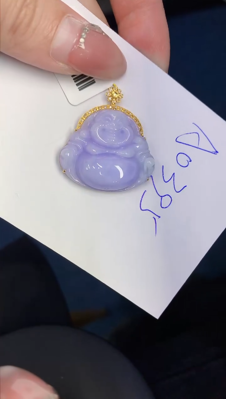 【闪购商品】翡翠颈饰18K金镶嵌00000000000