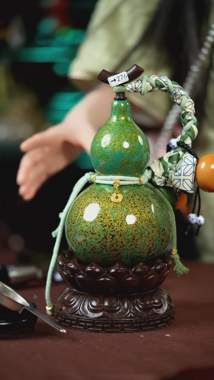 【闪购商品】276号500ml左右的非遗漆器酒葫芦