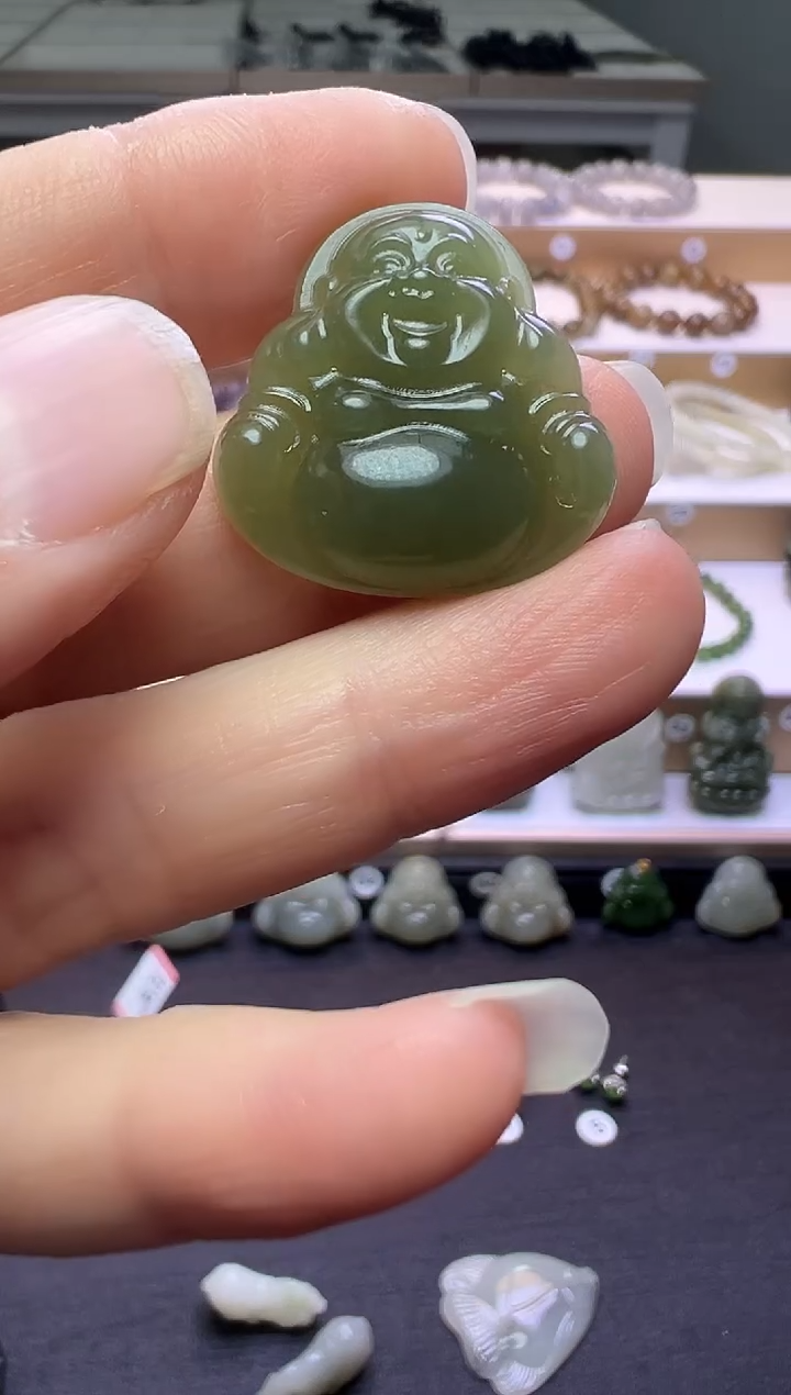 颈饰未镶嵌和田玉227号链接约卡25*25*6