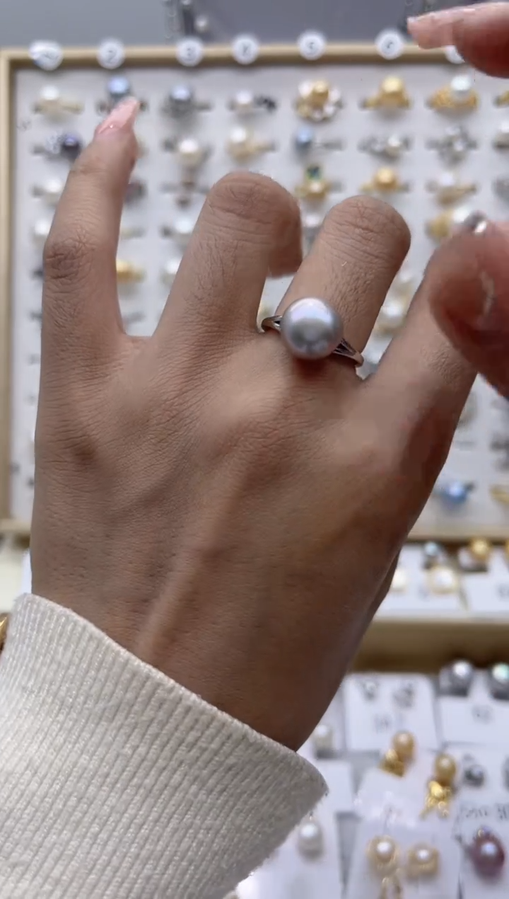 【闪购商品】淡水珍珠戒指合金59