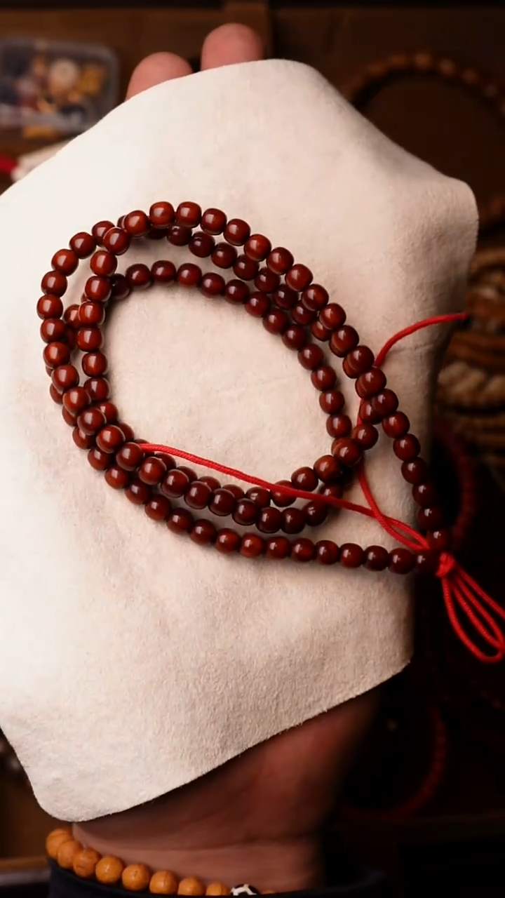 檀香紫檀（小叶紫檀）手串/手链小叶108x6mm