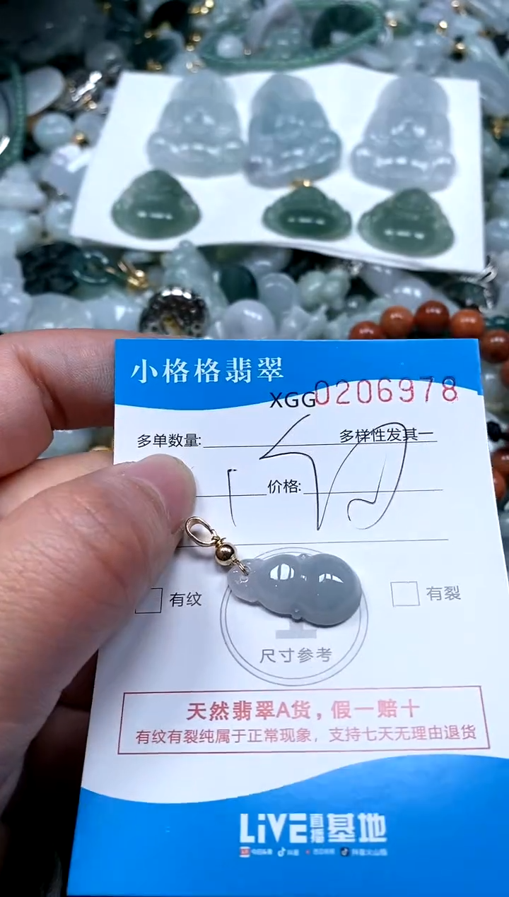 【闪购商品】翡翠颈饰未镶嵌 闪购商品0206978