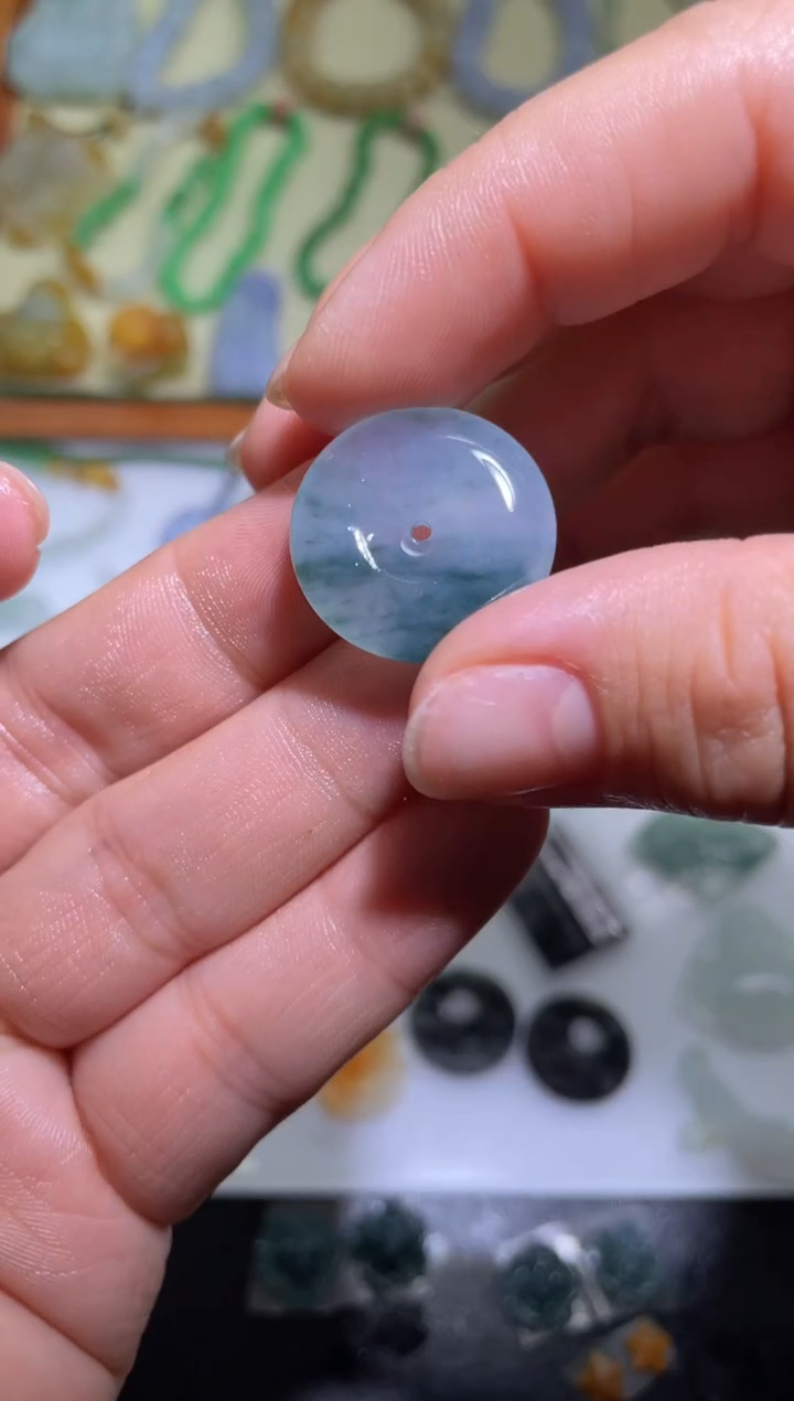 【闪购商品】定制翡翠未镶嵌平安扣