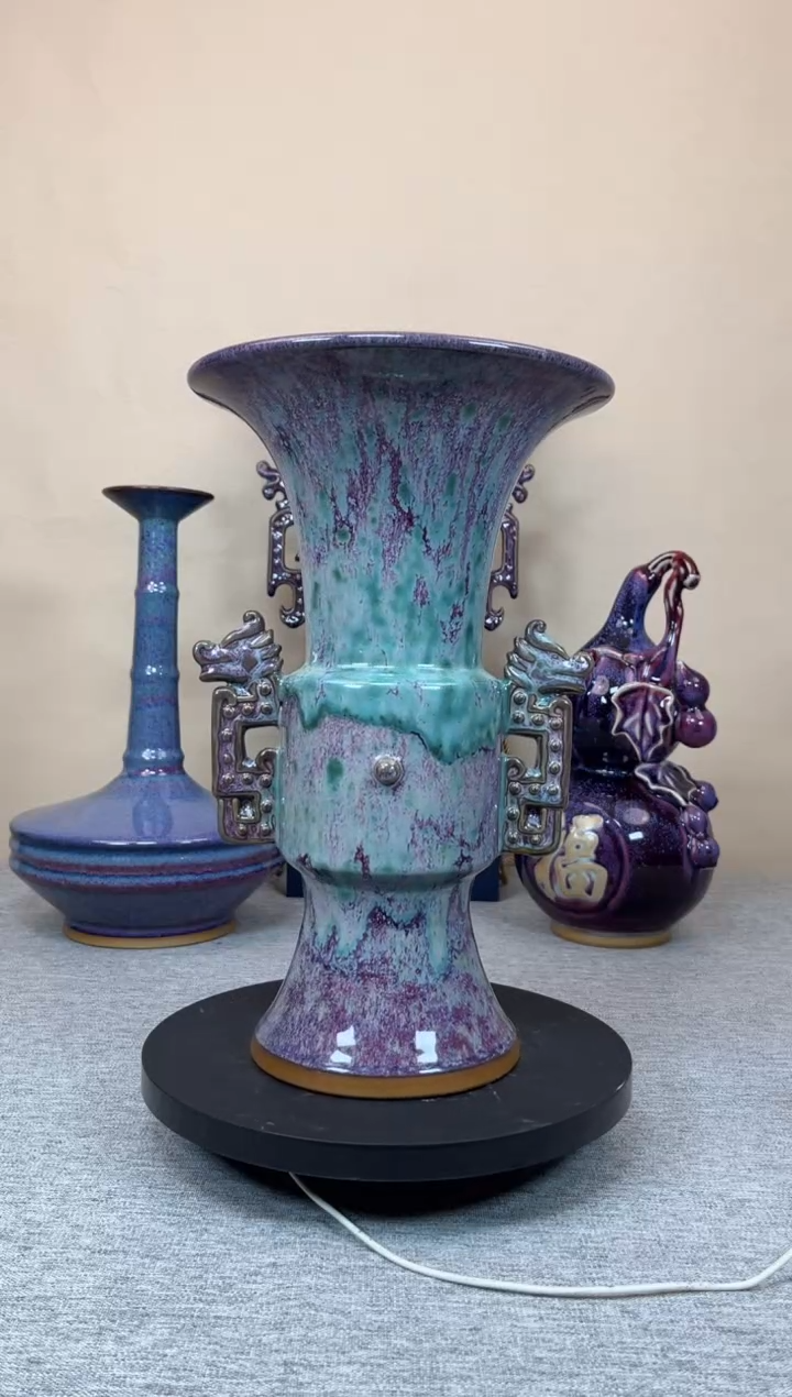 摆件陶神垕钧瓷收藏工艺品