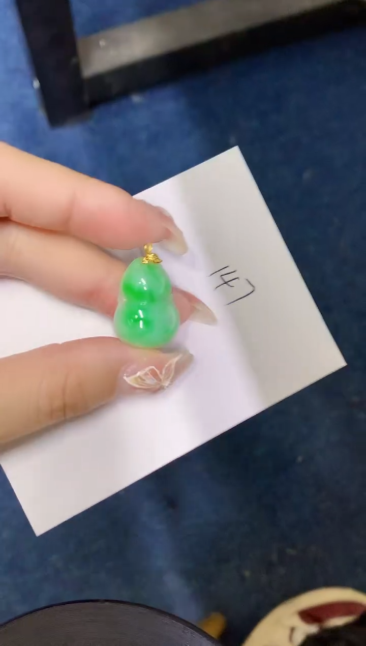 【闪购商品】翡翠颈饰18K金镶嵌000000000000