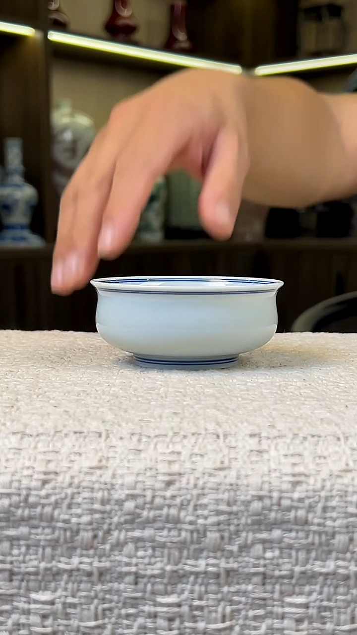 瓷片景德镇毛仔柴窑杯