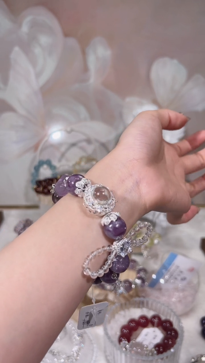 【闪购商品】水晶手链未镶嵌天然水晶默认微瑕 多样性发货发其一