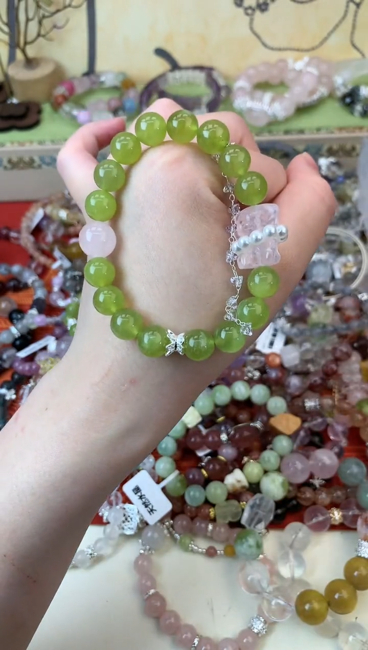 手饰岫玉未镶嵌348手串