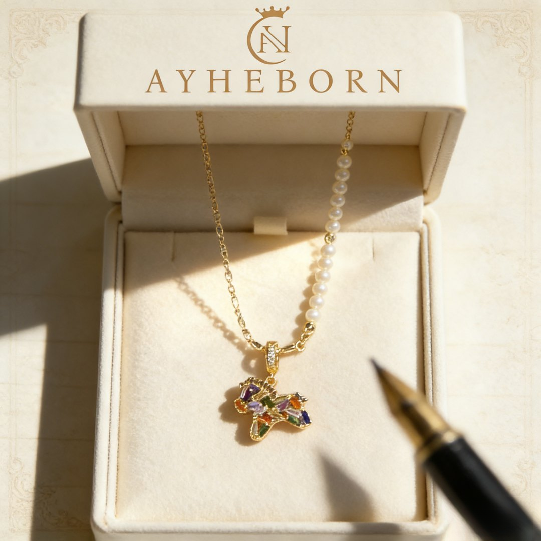   艾赫本AYHEBORN-彩虹小白马项链-LZ760037