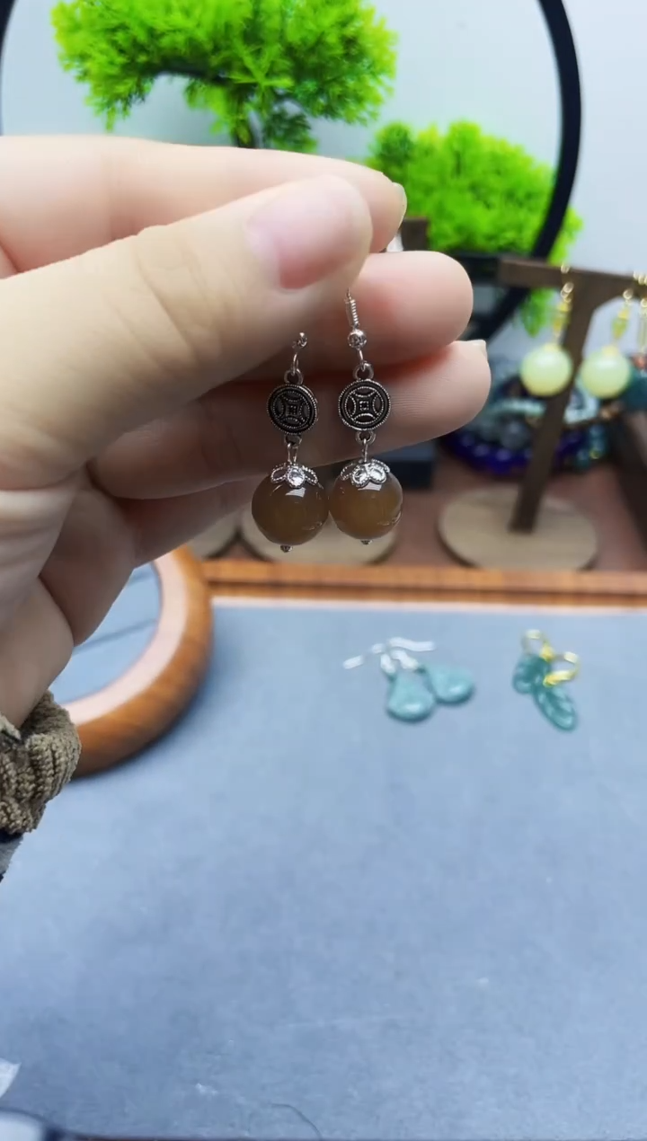 未镶嵌和田玉耳饰004000