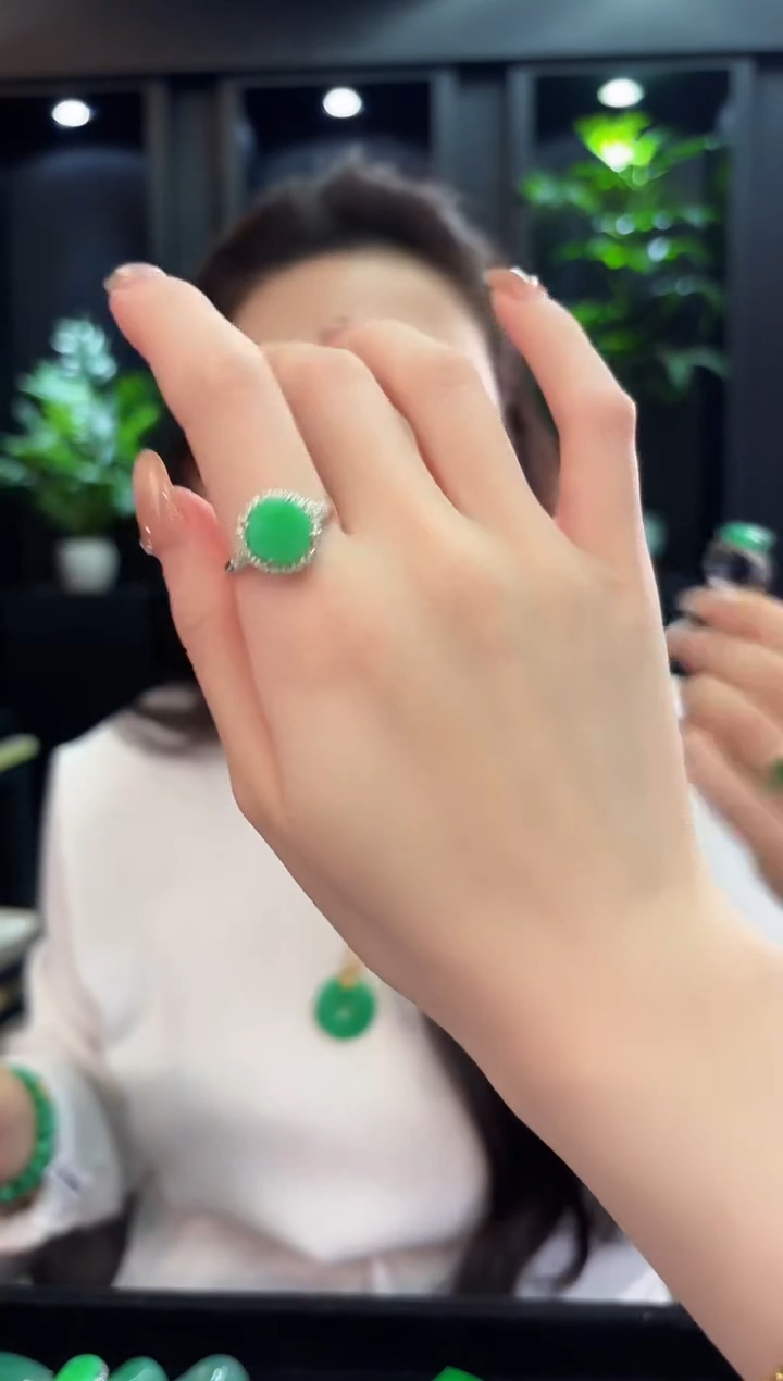 未镶嵌戒指翡翠 缅料A货/支持复检/一件