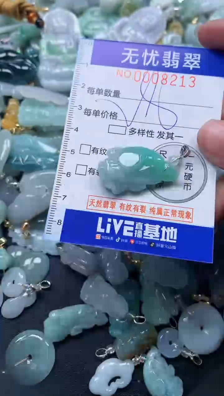 颈饰未镶嵌翡翠8213