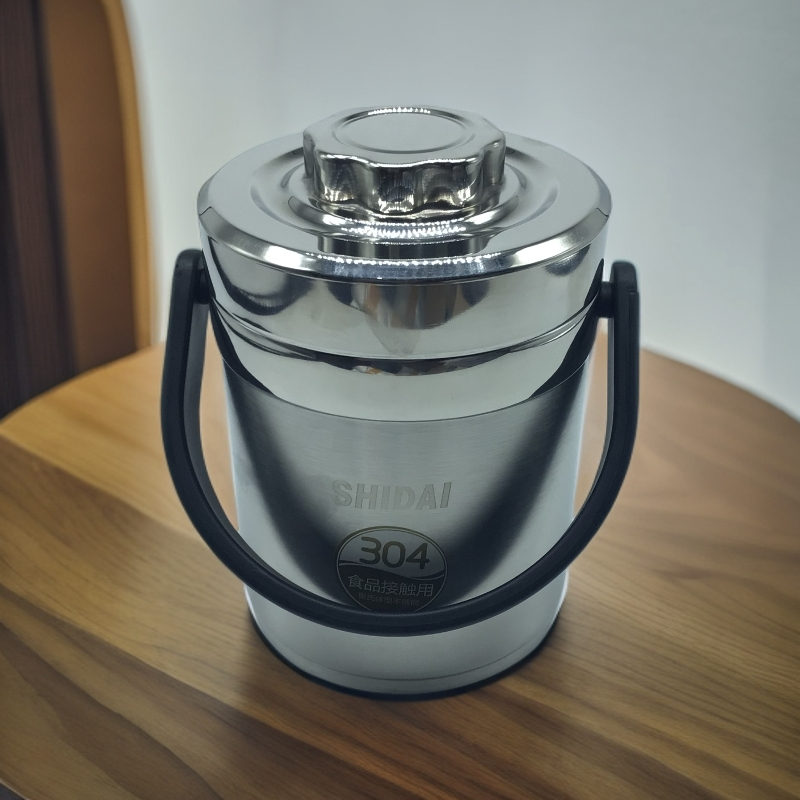 美式直型真空提锅 不锈钢保温饭桶