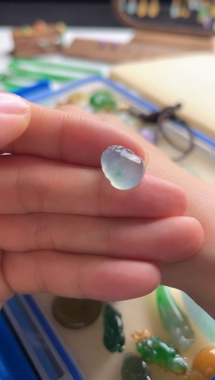 【闪购商品】定制翡翠未镶嵌蓝刚貔貅4500+450-sm145