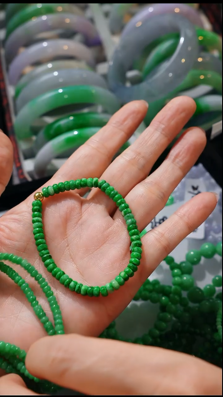 散珠翡翠翡翠手链
