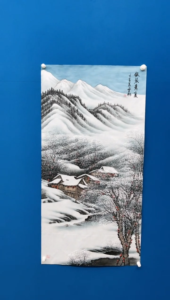 【闪购商品】国画张-四尺雪景/无框/L
