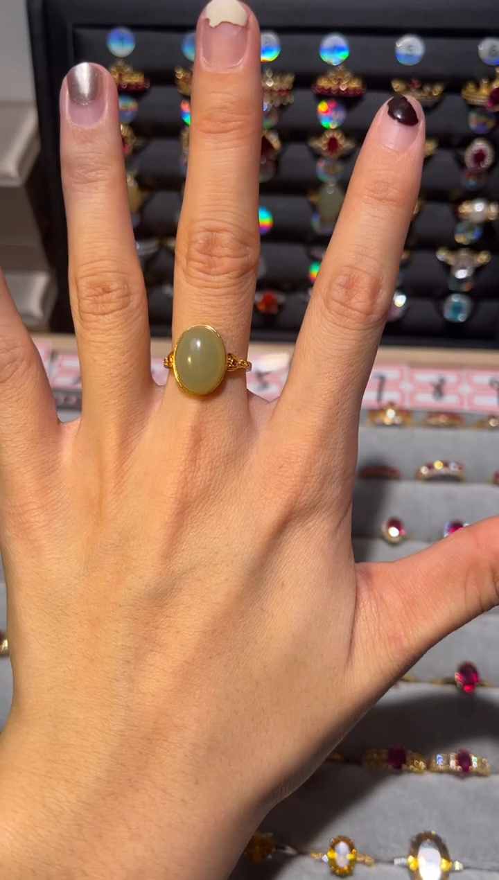 【闪购商品】和田玉戒指未镶嵌654153