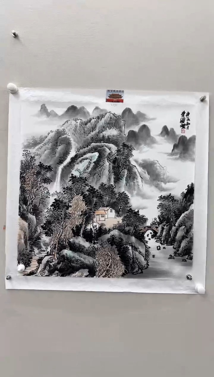 国画画家王东圃4平尺作品