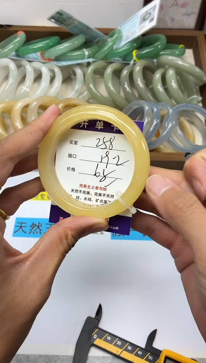 未镶嵌手镯石英质玉258