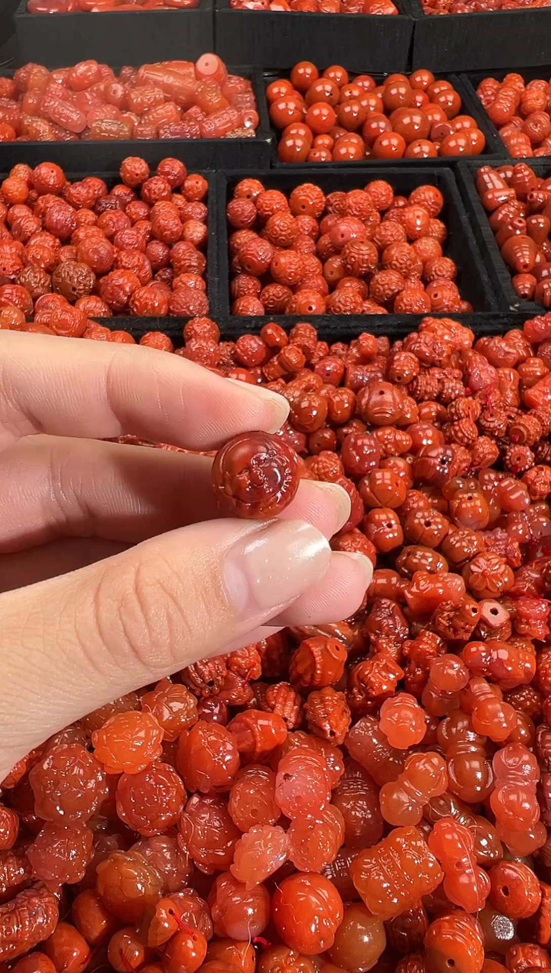 颈饰未镶嵌南红玛瑙1