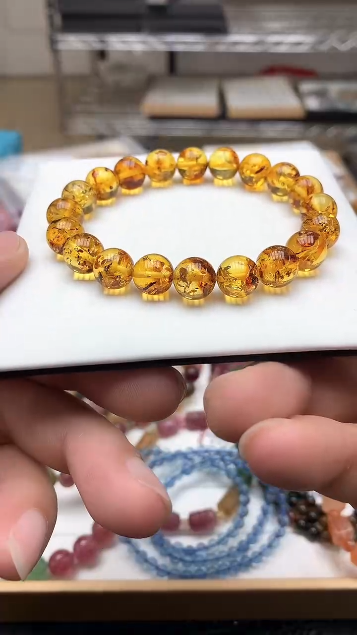 【闪购商品】琥珀手链未镶嵌手链102