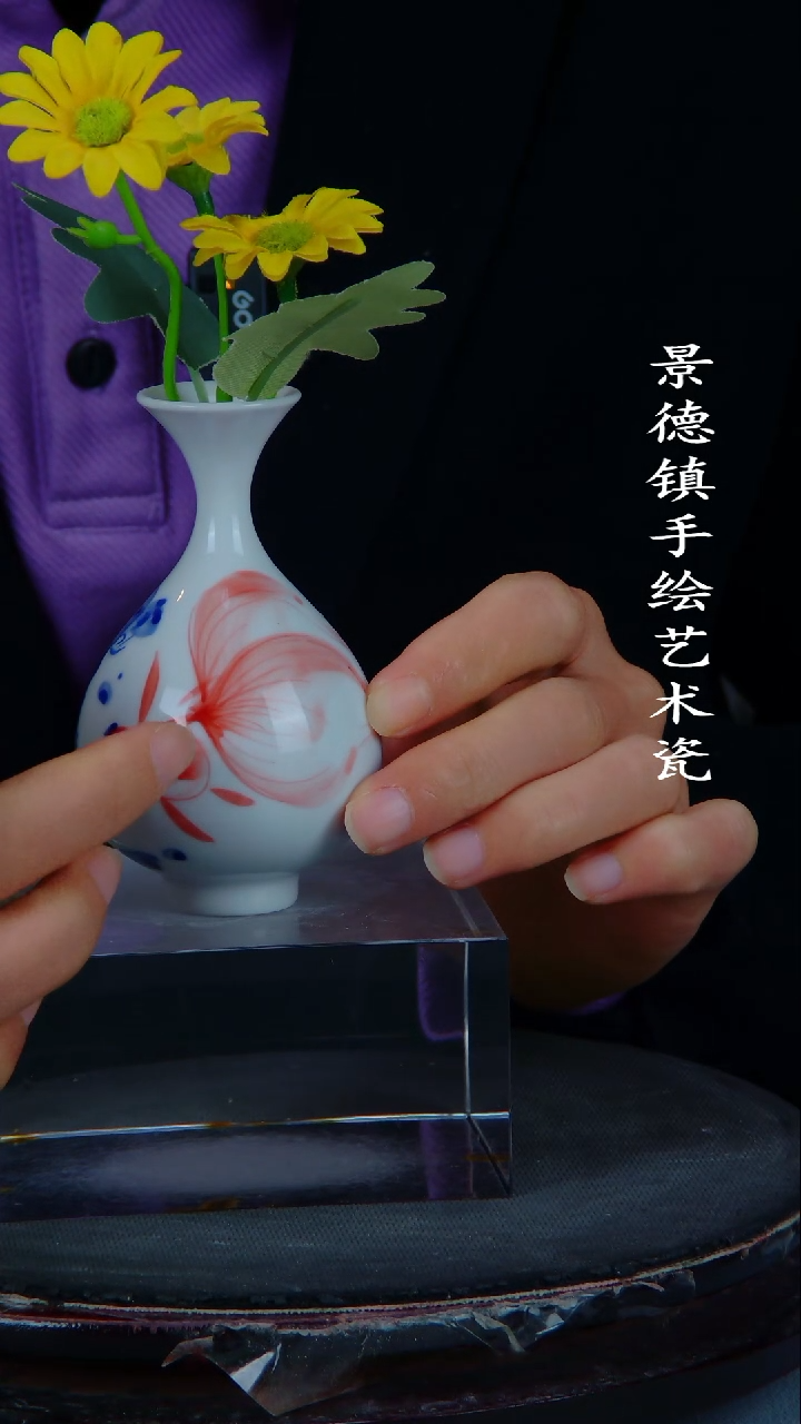 摆件陶瓷景德镇手工手绘陶瓷摆件1