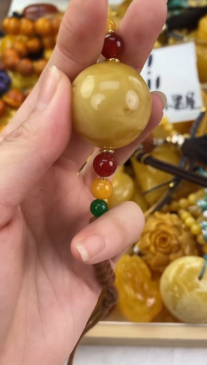 裸石琥珀未镶嵌天然蜜蜡琥珀